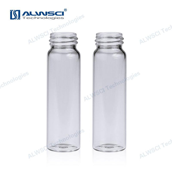 ALWSCI 8mL, Clear Glass, Storage Vial, 17*60mm with screw thread C0000051 and white PP cap with silicone septa C0000193
