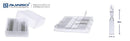 ALWSCI Polyspring Insert Clear Glass, 6mm Insert Diameter, Volume 200µl (Pack of 100) C0000070
