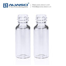 ALWSCI 2ml Clear Glass Screw Top 8-425 Thread Vials and black closed top PP caps with silicone septa c0000001 C0000346