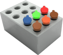 Mini Dry Bath Blocks, MD-MINI-B02