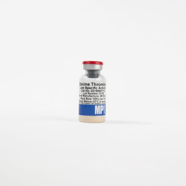 MP Biomedicals Bovine Thrombin (02199907) - 10, 25,100, and 500 KU options