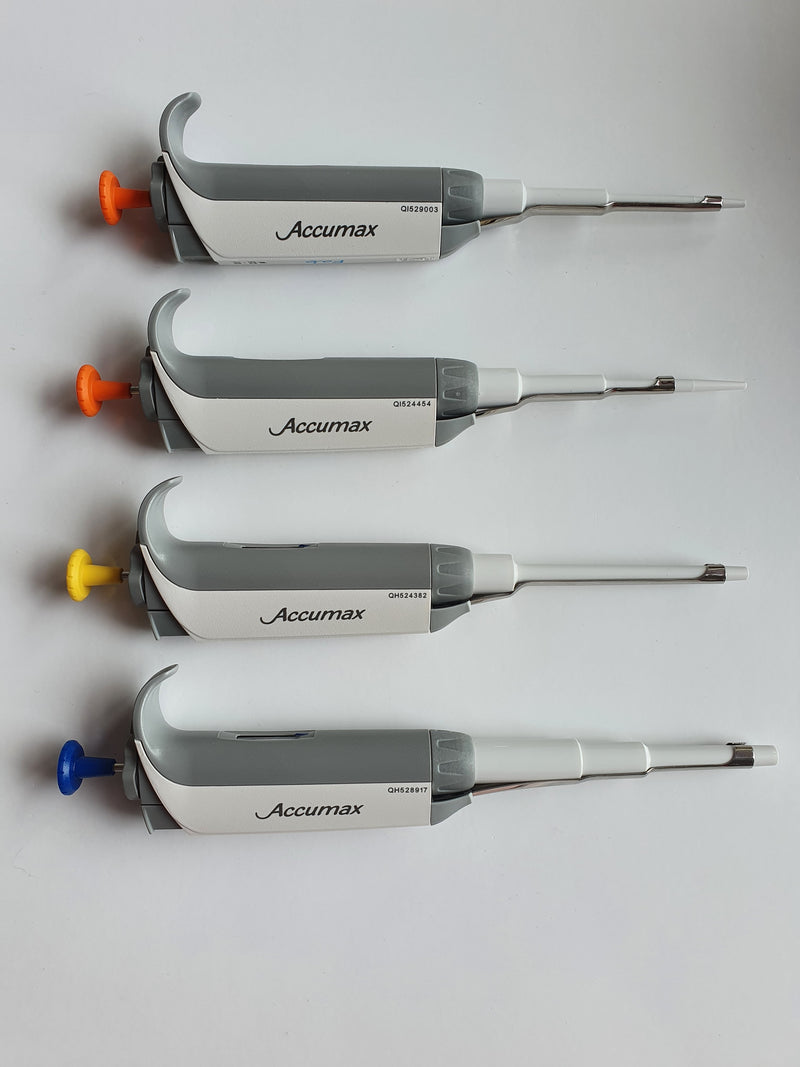 Accumax Pipette starter kit (1000ul, 200ul, 20ul, 2ul)
