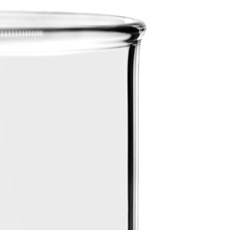 Eisco 500ml Beaker low form, with spout made of borosilicate glass, graduated CH0126I