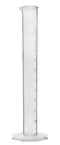 Eisco 100ml polypropylene cylinder measuring graduated-hexagonal, cap CH0354D/ES