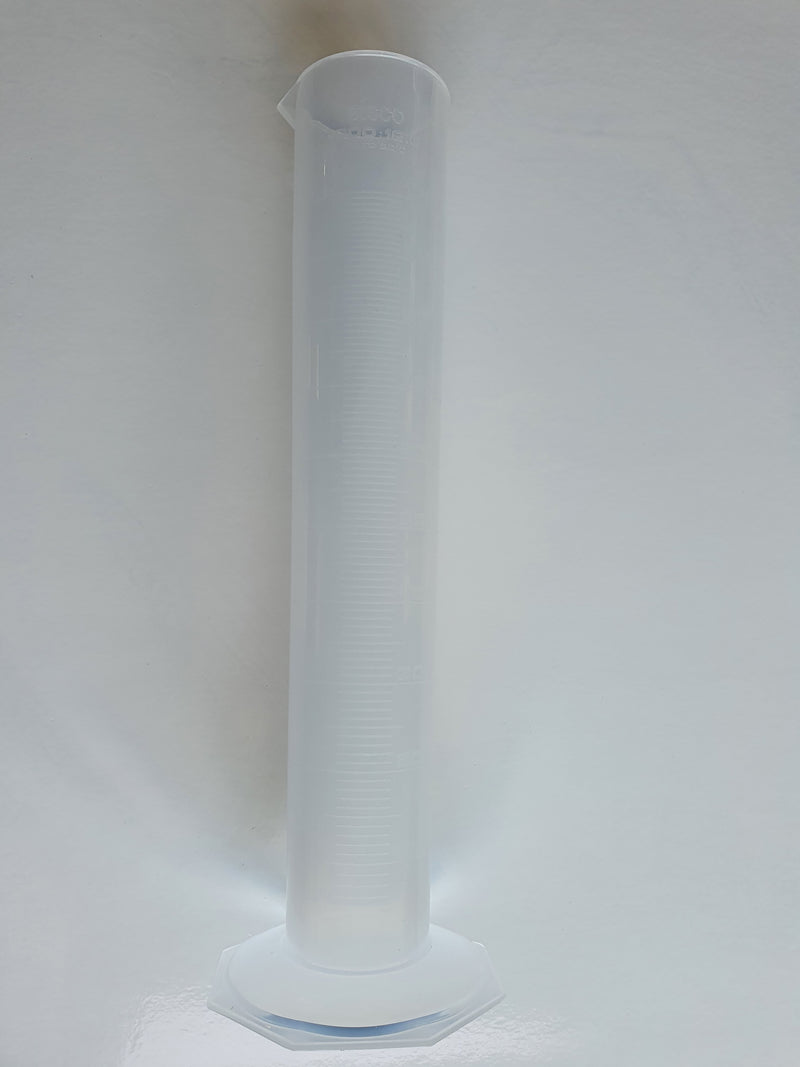 Eisco 1000ml polypropylene cylinder measuring graduated-hexagonal, cap CH0354G/ES