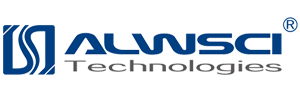 ALWSCI 12 ml clear glass sample vial 19x65mm C0001370 and black closed top PP cap with silicone septa C0000191
